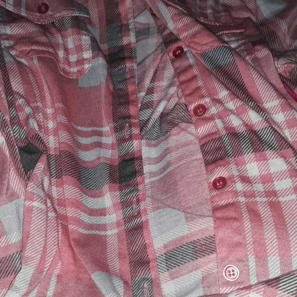 Plaid long sleeve t shirt